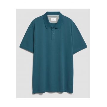 Big Sizes Tricou polo barbati big sizes - din piqué de bumbac - Verde inchis