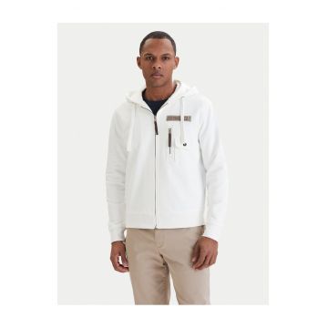 Bluza barbati  alb - Alb