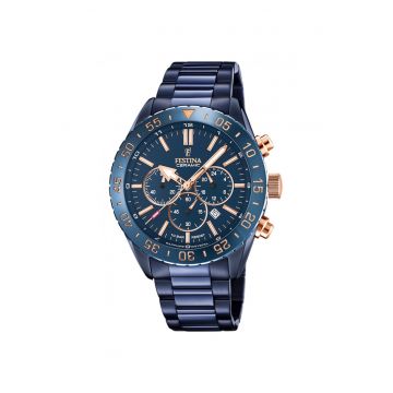 Ceas Barbati  Ceramic Chrono F20578/1 1715499961 - Albastru