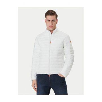 Geaca de tranzitie barbati -  alb - nylon - cu fermoar