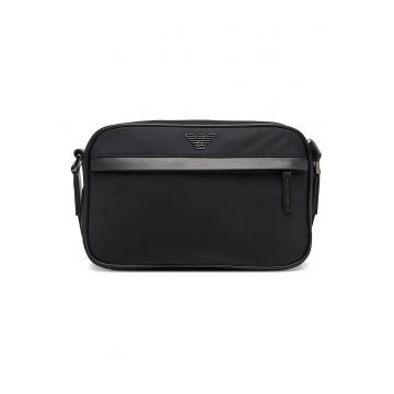 Geanta barbati -  piele ecologica - negru - One Size INTL