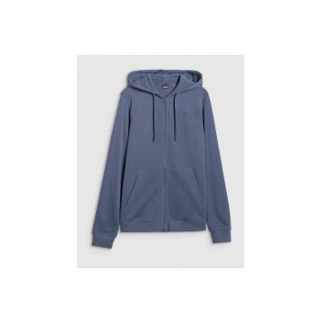 Hanorac Barbati  cu Gluga Reglabila - Trening - Tricot French Terry - 80% Bumbac - Fermoar Frontal - Sportstyle - 74679