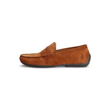 Mocasini pentru barbati -  din piele naturala - maro