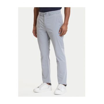 Pantaloni barbati -  slim fit - gri - bumbac