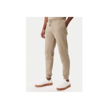 Pantaloni sport barbati -  bumbac - bej