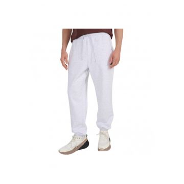Pantaloni sport barbati wmm00ttrom1140 -  Alb -