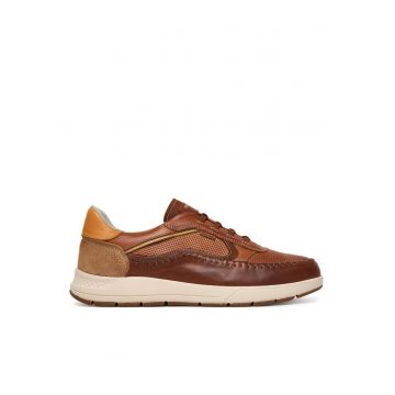 Pantofi barbati -  piele naturala - durabili - maro
