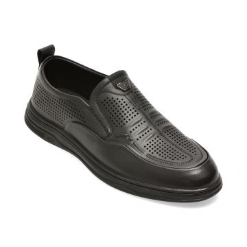 Pantofi BITE THE BULLET negri, 25L2103, din piele naturala
