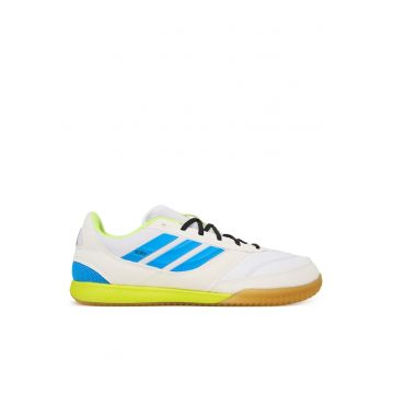 Pantofi de fotbal barbati  piele naturala - alb