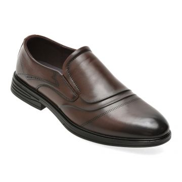 Pantofi eleganti BITE THE BULLET maro, T86191, din piele naturala
