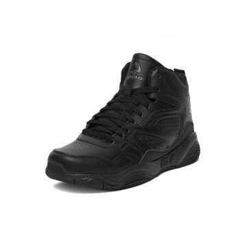 Pantofi sport barbati -  negru - material sintetic - design ajustat