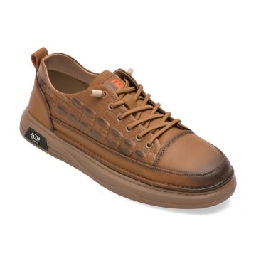 Pantofi sport BITE THE BULLET maro, A76021, din piele naturala