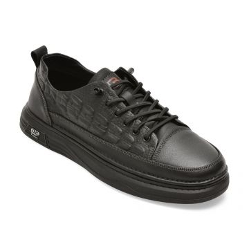 Pantofi sport BITE THE BULLET negri, A76021, din piele naturala