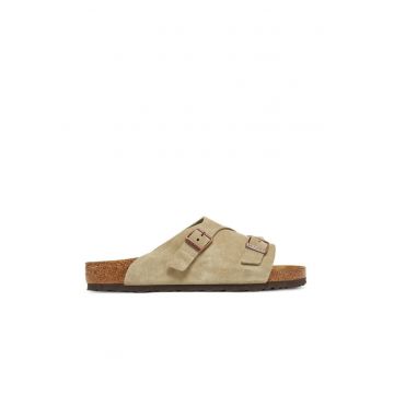 Papuci barbati  Zurich - piele naturala - bej -