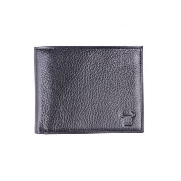 Portofel barbati no line wallet - Maro inchis/Negru