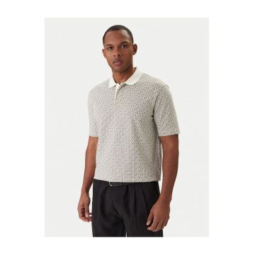 Tricou barbati -  96% bumbac - ecru - 4% elastan - Ecru