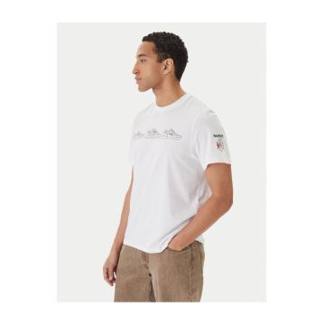 Tricou Barbati -  Alb - Casual - bumbac