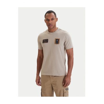 Tricou barbati -  bumbac - 69875 - Bej