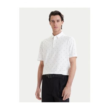 Tricou barbati -  bumbac - alb -