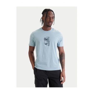Tricou Barbati -  Bumbac - Albastru -