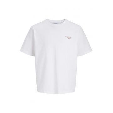 Tricou barbati -  bumbac organic - alb simplu