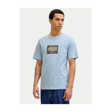 Tricou Barbati -  Bumbac organic - Albastru deschis