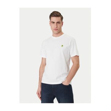Tricou barbati -  bumbac organic - albfwqd - Alb