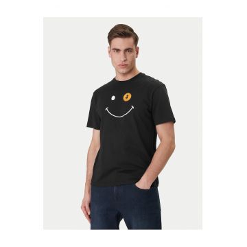 Tricou barbati -  bumbac organic - fwqfwqfwqfwq - Negru
