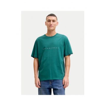 Tricou barbati -  bumbac - verde - model simplu