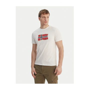 Tricou Barbati -  din Bumbac - Alb
