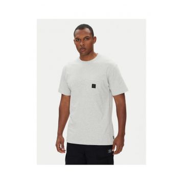 Tricou barbati -  gri - 100% bumbac -