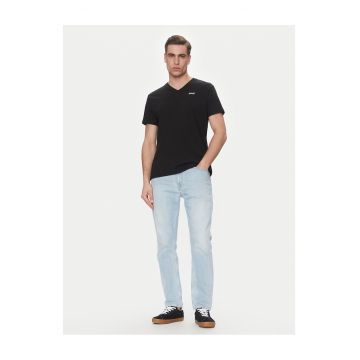 Tricou barbati  negru - bumbac
