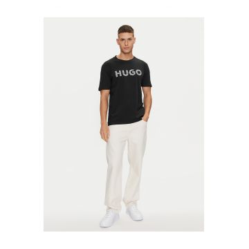 Tricou barbati  negru - bumbac -
