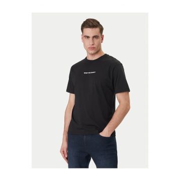 Tricou barbati  negru - bumbac organicfqfwq - Negru