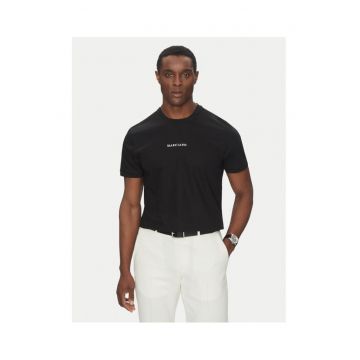 Tricou barbati  negru - bumbac