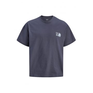 Tricou  gri din bumbac pentru barbati - Gri