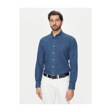 Camasa barbati  denim - albastru marin