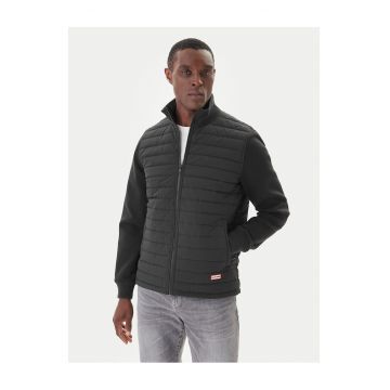 Geaca de tranzitie barbati  negru - material rezistent