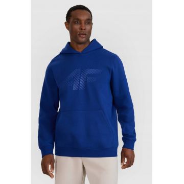 Hanorac Barbati  Cu Gluga Bleumarin - 80% Bumbac - Albastru