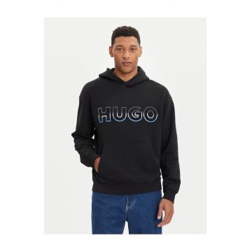 Hanorac barbati  cu gluga - negru