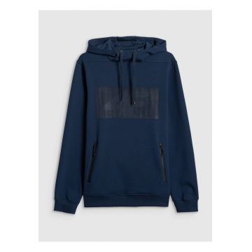 Hanorac barbati -  gluga - bleumarin - material moale