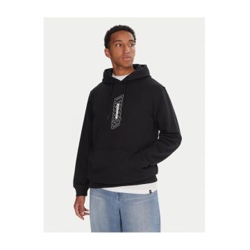 Hanorac barbati  negru - model simplu