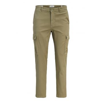 Pantaloni barbati -  bumbac/elastan - kaki