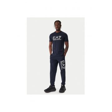 Pantaloni de trening barbati - Bumbac - Bleumarin