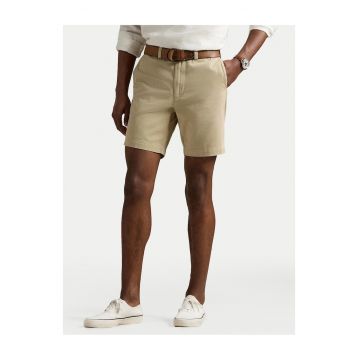Pantaloni scurti barbati  culoare bej - bumbac