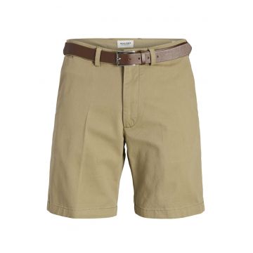 Pantaloni scurti barbati Jack Jones - 12269368 - Bumbac/Bumbac - Maro - Maro