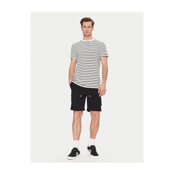 Pantaloni scurti barbati Resterods - negru - material textil -