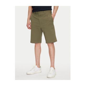 Pantaloni scurti barbati  verde - bumbac
