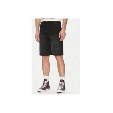 Pantaloni scurti din denim barbati  20718406 - Bumbac/Elastan - Negru - Negru