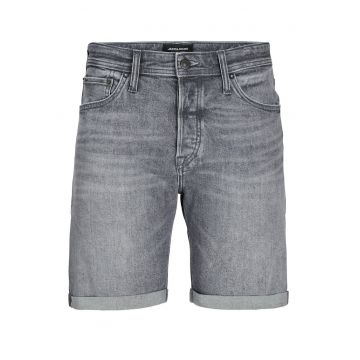 Pantaloni scurti din denim barbati Jack Jones - 12269612 - Bumbac - Negru - Gri